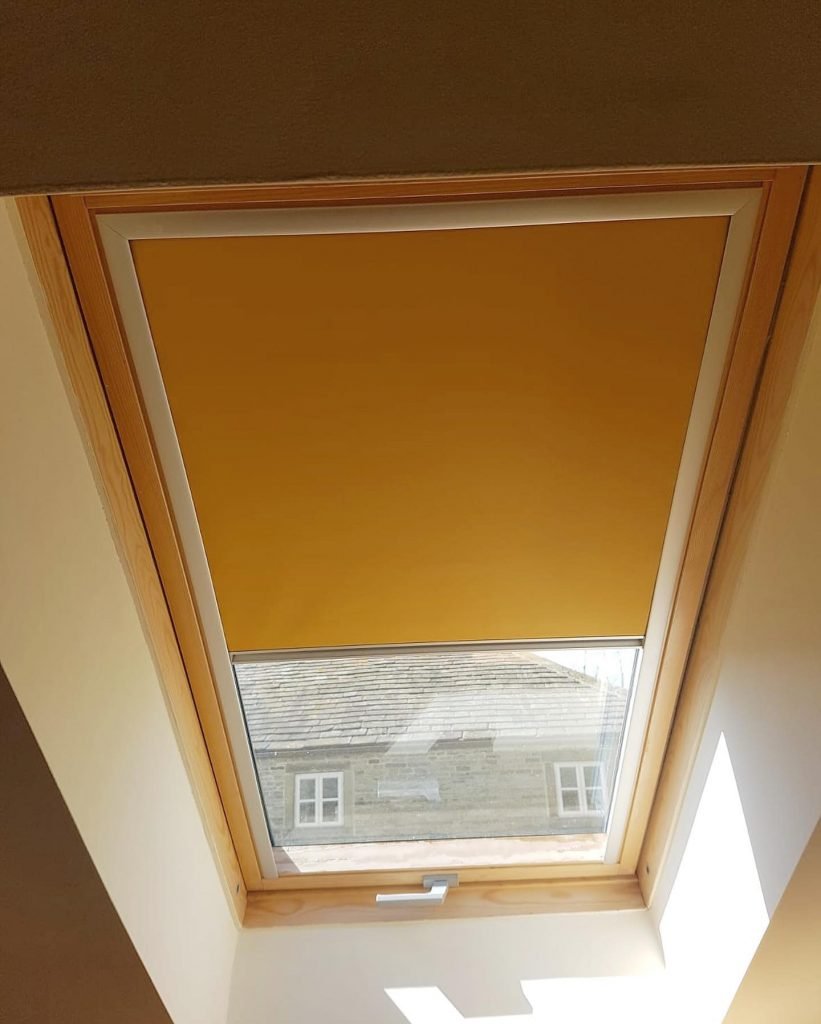 Velux skylight blind fitted by Martins Blinds